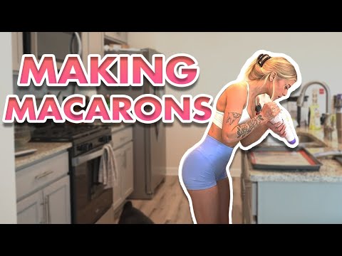 Attempting Lavender Macarons