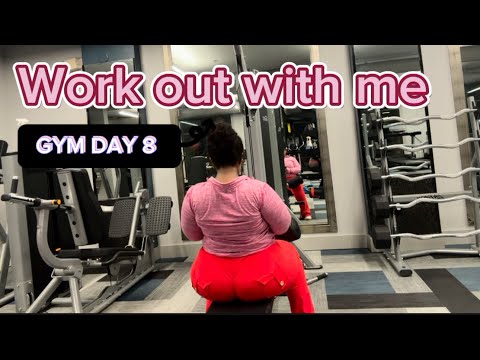 Beginner going to the gym | exercise weight loss ￼day 8
