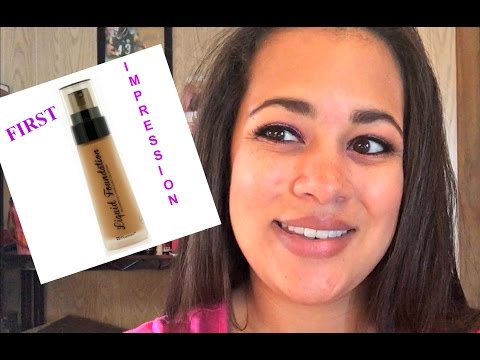 BH Cosmetics Liquid Foundation First Impression!