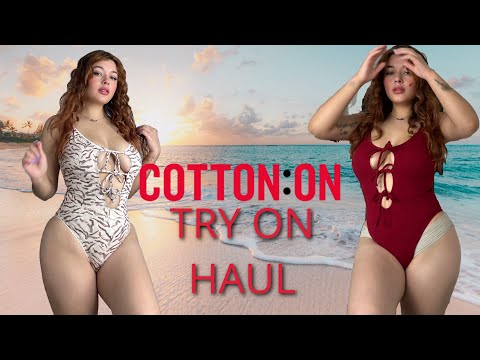 BIKINI TRY ON HAIL FROM COTTON ON