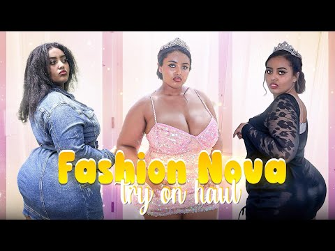 Birthday Try on haul , fashion nova haul birthday outfit come get ready with me | 💕🩷