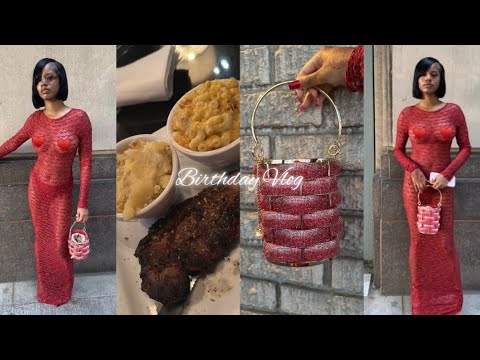 BIRTHDAY VLOG| 24| BIRTHDAY DINNER 🍒