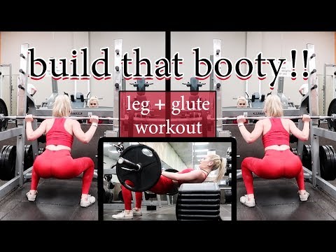 build a booty | leg + glute workout