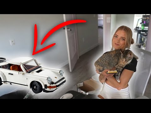 Building a Lego Porsche! (Part 1) Cooking Later!