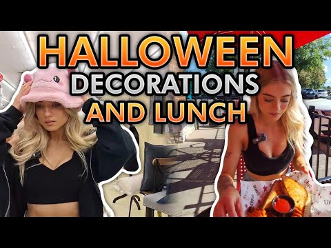 Buying Halloween Decor and Lunch! #spookyseason