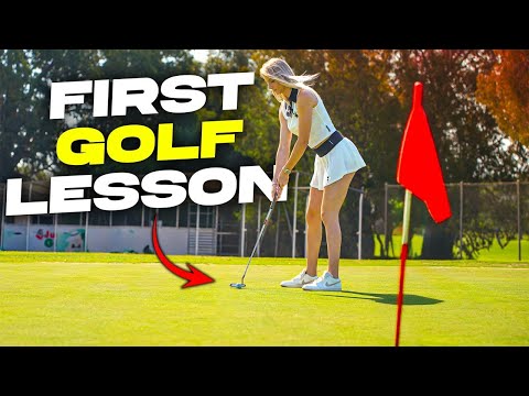 Can I Learn Golf and Still Keep It Sexy? (First Lesson Ever!) ⛳️
