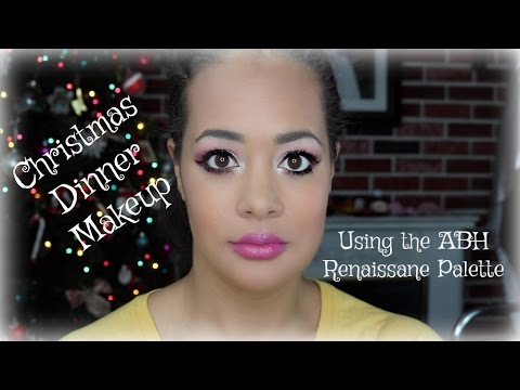 Christmas Dinner Makeup using ABH Renaissance Palette || Day #22