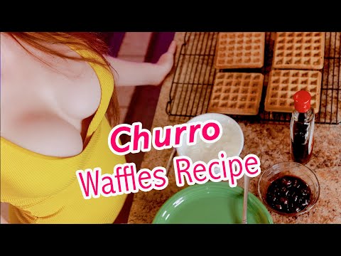 Churro Waffles Recipe | Ruby Day Cooking