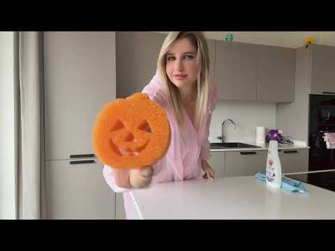 Clean With Me | Stunning [4K USA] Transparent Raincoat Cleaning | Clear Shine See Everything