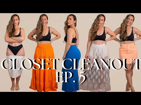 Closet Cleanout Ep. 5: SKIRTS | Curvy Midsize Size 8-10