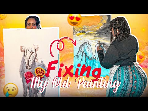 Come paint with me | let’s transform this painting took 10+ hours