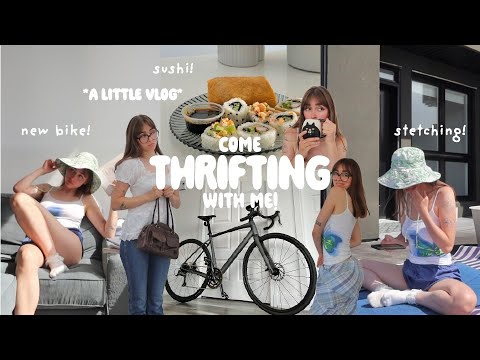 come thrifting with me! 🌳🛒 a little vlog :)