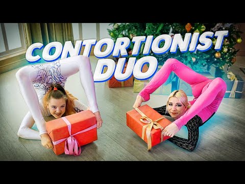 Contortion Duo. Back Bending. Flexshow