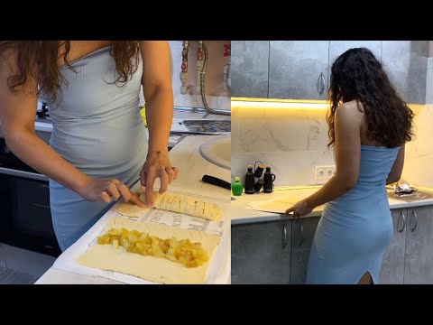 Cozy & Aesthetic Fall Evening | Cooking Apple Strudel | Night Routine ASMR | Living Alone Vlog