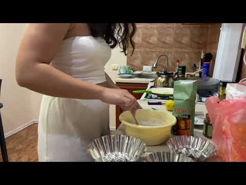 Cozy evening routine, cooking coconut cakes, baking 👩🏽‍🍳🥧, jazz music