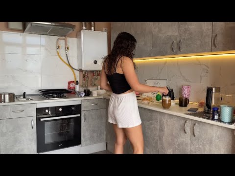 Cozy Fall Morning Routine | Cooking Breakfast ASMR | GRWM | Having Breakfast | Living Alone Vlog