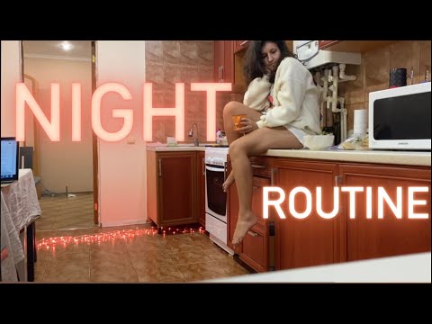 Cozy winter night routine: asmr sound, cooking, relaxing | evening of that girl | living alone