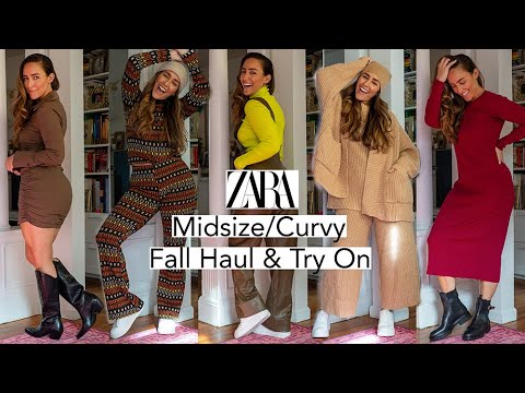 Curvy & Midsize Zara Fall Haul & Try On 2021