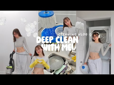 deep clean with me before a road trip 🫧🧺