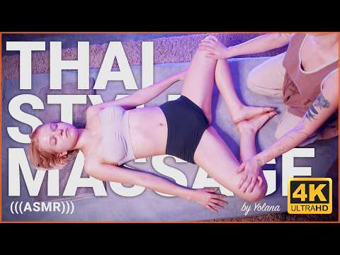 Deep Thai Stretching Massage by Yolana | Real ASMR Therapy for Full-Body Relaxation