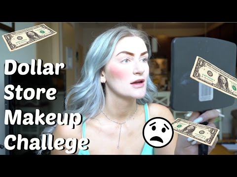 DOLLAR STORE MAKEUP CHALLEGE
