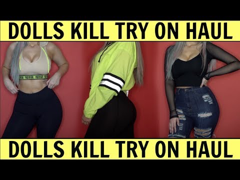 DOLLS KILL TRY ON HAUL ||| POSTER GRL