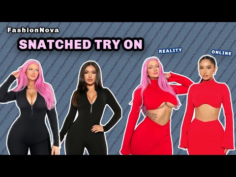 ⌛️DOES IT MAKE ME SNATCHED?! Fashion Nova Snatched collection haul