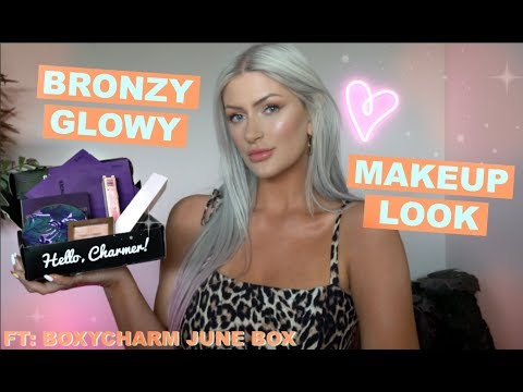 ☀️ BOXYCHARM JUNE BOX 🌼 BRONZE MAKEUP LOOK 💗