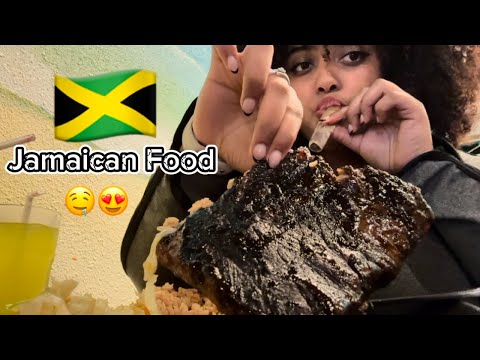 Eating Jamaican Food For The First Time 🇯🇲😍| Best Ribs Ever 🤤