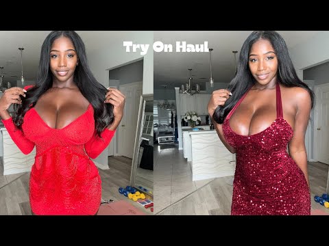Ellie The Empress Party Dress Try On @FashionNovaCurve