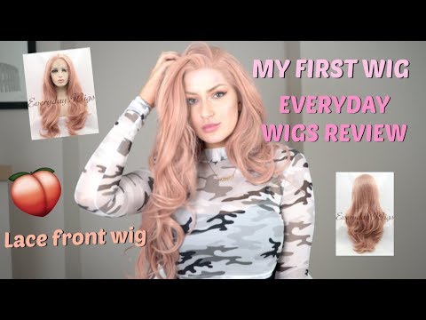 EVERYDAY WIGS REVIEW /// My First Wig /// Peach Hair