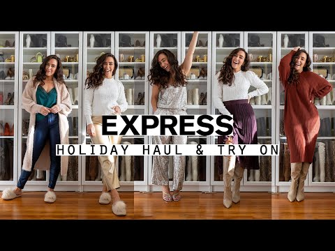 Express Holiday Style Session Haul & Try On!!