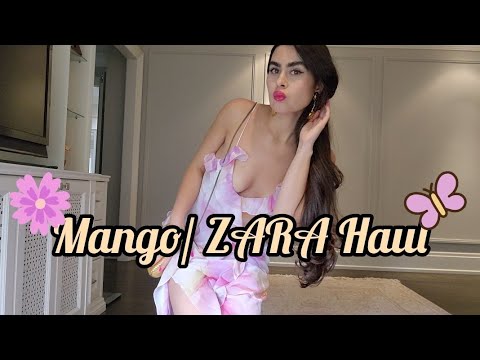 🌸 SPRING MANGO/ ZARA HAUL 🌸 TRYON لباس های جدید از زارا و منگو