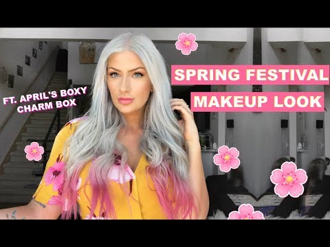 🌸🌼SPRING FESTIVAL MAKEUP 🌼🌸 ft. April’s BoxyCharm box