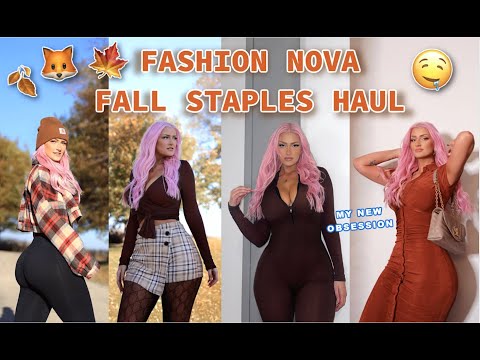 🍂 $EXY FASHION NOVA fall staples haul 🦊🍁 2021
