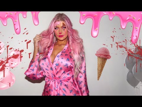🍦ICE CREAM CLOWN 🖤 HALLOWEEN MAKEUP 2019