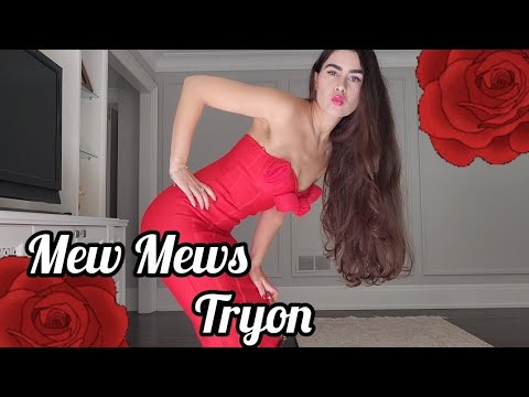 💋MewMews Tryon Haul – Dresses unboxing for graduation, parties, prom, holidays (20% promo code)