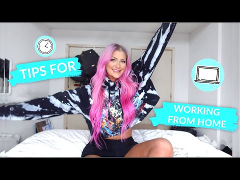 💻 TIPS FOR WORKING FROM HOME 💙 STUCK INDOORS