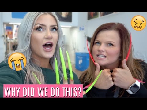 😂 EXTREMELY LONG NAILS FOR A DAY 💅🏼