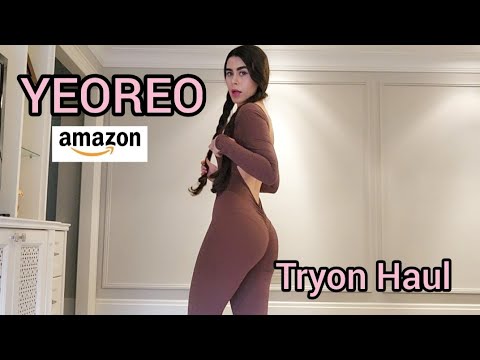 🤎 YEOREO TRYON HAUL, ACTIVEWEAR SETS from AMAZON @yeoreo