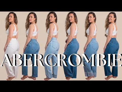 🤬😤😠 WHAT A DISASTER w/ @abercrombie  Curve Love Line Denim Try On | Midsize Curvy Size 8-10