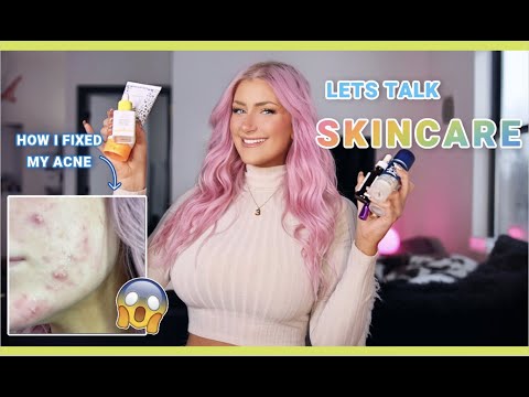 🧼 SKINCARE 💗 How I got rid of my acne!!! Treating & preventing wrinkles! EVEN THE GUYS 😎