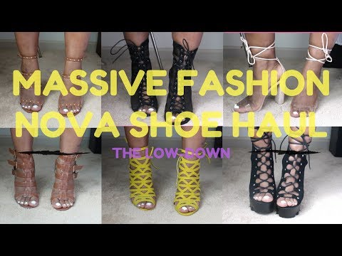 Fashion Nova Shoe Try On Haul 2017