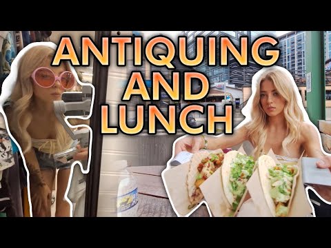 Finding antiques and grabbing lunch!