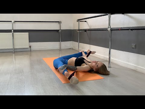 Flexible legs workout. Gymnastics flex. Splits and oversplits. Yoga
