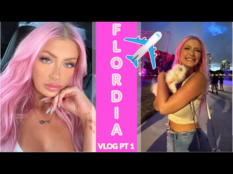 FLORIDA VLOG 🌴 pt 1 FIRST TIME FLYING POST QUARANTINE ✈️