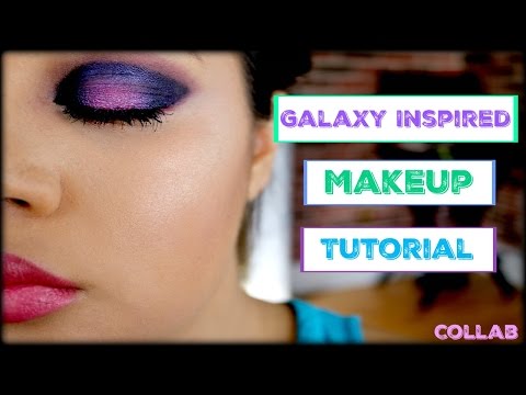 Galaxy Inspired Makeup Tutorial || Collab with Amy Pigeon Makeup Artist