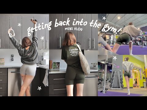 getting back into the gym :) 🏋️🤍 little vlog
