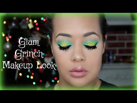 Glam Grinch Makeup Look || Day #21