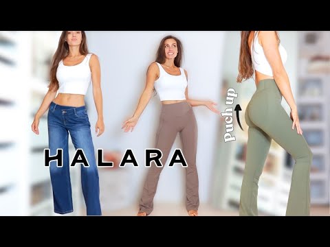 Halara Leggings & Jeans 🔥 ALL you need to know! Flare for all lengths! Review try on